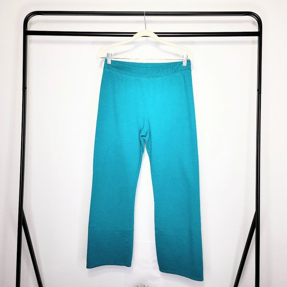 Hanes Vintage 9s Womens Teal Wide Leg 